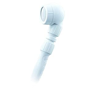 (中古品)[アラミック] 3Dアースシャワー シャワーヘッド 最大50% 節水 ヘッド角度360度調整 増圧機能 極細水流 アダプター付属(対応機種 TOTO / INAX / SAN-EI /KAK