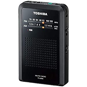 (中古品)東芝 ワイドFM/AMラジオポケットラジオ TY-APR4-K/東芝//東芝(TOSHIBA)