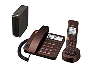 シャープ 電話機 コードレス デザインモデル 子機1台付き 迷惑電話機拒否機能 1.9GHz DECT準拠方式 ブラウン系 JD-XG1CL(中古品)