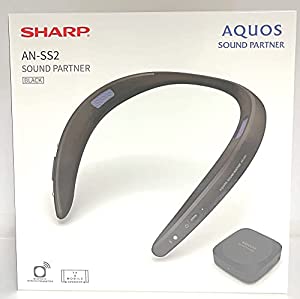 シャープ Bluetooth送信機同梱 テレビ用ワイヤレススピーカー（ブラック）生活防水（IPX4相当）対応AQUOSサウンドパートナー A(中古品)