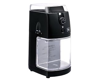 (中古:未使用・未開封)メリタ Melitta コーヒー グラインダー コーヒーミル 電動 フラットディスク式 杯数目盛り付き ホッパー 100g、 定格時間 90秒間 パーフェクトタッチII CG-