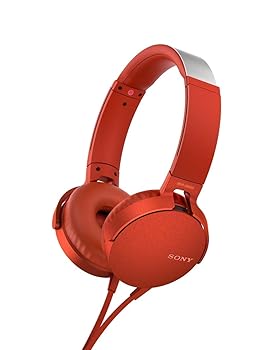 (中古:未使用・未開封)ソニー ヘッドホン 重低音モデル MDR-XB550AP: 折りたたみ式 リモコン・マイク付き レッド MDR-XB550AP R/ソニー(SONY)/MDR-XB550AP 