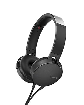 (中古:未使用・未開封)ソニー ヘッドホン 重低音モデル MDR-XB550AP: 折りたたみ式 リモコン・マイク付き ブラック MDR-XB550AP B/ソニー(SONY)/MDR-XB550AP