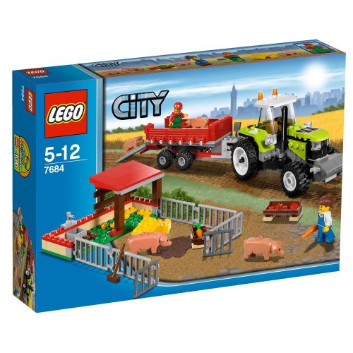 レゴ (LEGO) シティ 養豚場とトラクター 7684(中古品)