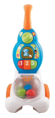 Vtech Pop And Count Vacuum Push Toy(中古品)