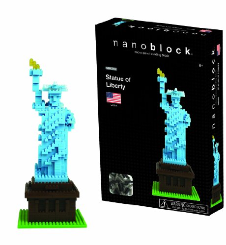 Ohio Art Nanoblock (ナノブロック) Statue of Liberty ブロック おもちゃ (中古品)