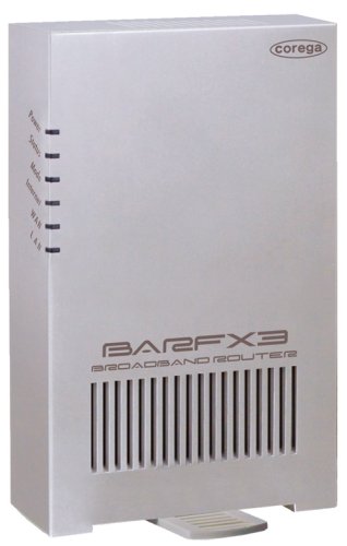 corega 有線ブロードバンドルータ ホワイト CG-BARFX3(中古品)