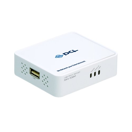 PLANEX 双方向通信対応USBプリントサーバ(Win・Mac) Mini-102M(中古品)