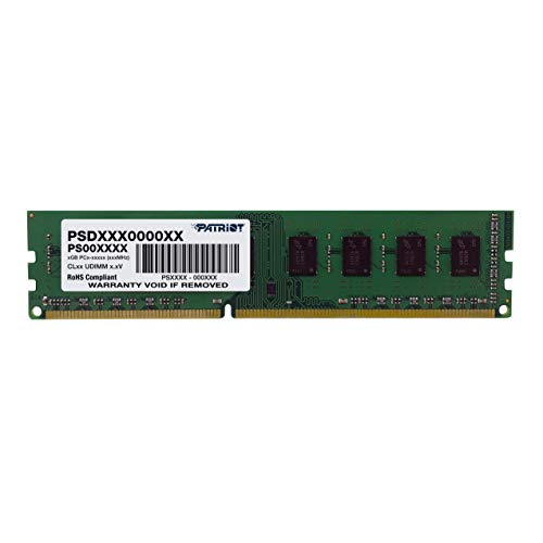 Patriot Memory DDR3 1600MHz PC4-12800 4GB UDIMM デスクトップ用メモリ P(中古品)