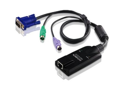 Aten KA7520 keyboard video mouse (KVM) cable(中古品)