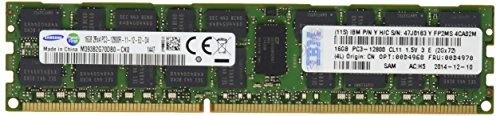 レノボ・ジャパン旧IBM 16GB(1x16GB 2Rx4 1.5V)PC3-12800 ECC DDR3 1600 LP(中古品)