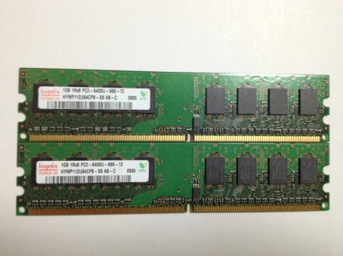 Hynix デスクトップ用メモリ PC2-6400 DDR2-800 1GB×2枚セット(中古品)