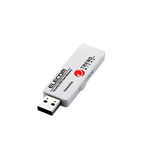 エレコム セキュリティ付USBメモリ/トレンドマイクロ2GB3年L/USB3.0(中古品)