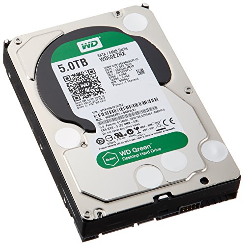 WD 内蔵HDD Green 5TB 3.5inch SATA3.0（SATA 6 Gb/s） 64MB Intellipower (中古品)