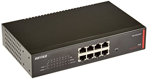 (中古品)BUFFALO レイヤー2 Giga Po E スマートスイッチ 8ポート BS-GS2008P/バッファロー/BS-GS2008P/バッファロー/BUFFALO レイヤー2 Giga Po