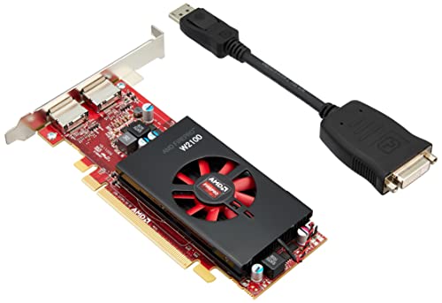 エーキューブ AMD FirePro W2100 2GB PCIe グラフィックスボード VD5485 FP(中古品)