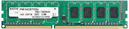 プリンストン DOS/V デスクトップPC用メモリ 4GB PC3-12800(DDR3-1600) CL=(中古品)