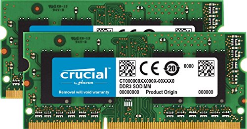 Crucial [Micron製] DDR3L ノートPC用メモリー 16GB x2 ( 1600MT/s / PC3L-(中古品)