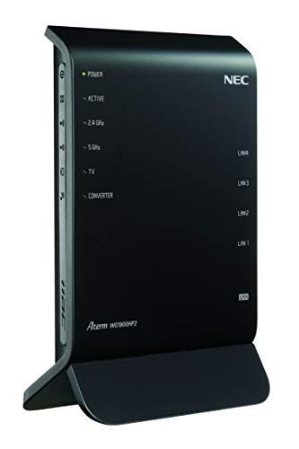NEC 11ac対応 1300＋600Mbps 無線LANルータ（親機単体）Aterm WG1900HP2 PA-WG1900HP2(中古品)