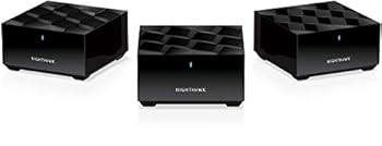 (中古品)[メーカー生産終了品] NETGEAR メッシュWi Fi6 AX1800 3台セット 無線LAN ルーター Wi Fi6 11ax Nighthawk MK63 (ルータ―+サテライト2台