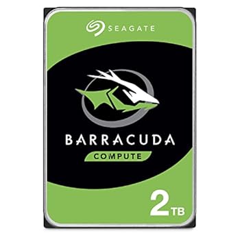 Seagate BarraCuda 3.5インチ 2TB 内蔵 ハードディスク HDD PC 6Gb/s 256MB 7200rpm 正規代理店品 ST2000DM008(中古品)