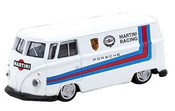 (中古品)TARMACWORKS × Schuco 1/64 フォルクスワーゲン T1 Panel Van Martini Racing 完成品 T64S-005-MAR/ティーケーカンパニー (TK